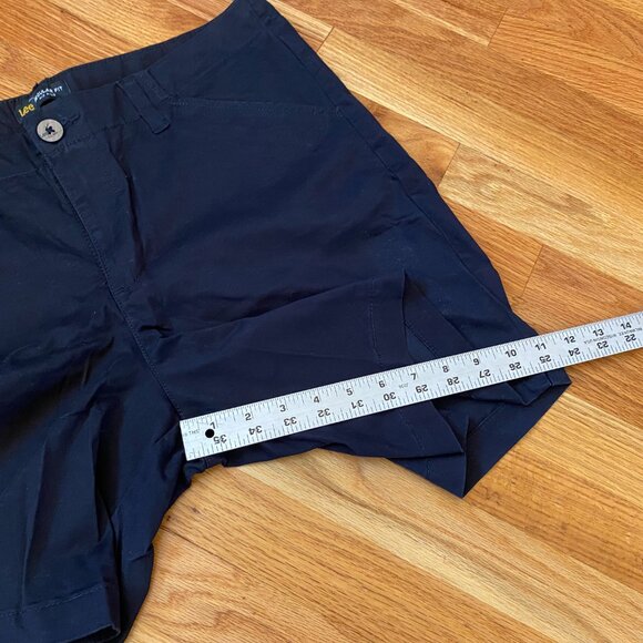 Lee Women's Sz 14 Legendary 7" Chino Walkshort in Black, Mid-rise, Cotton - Picture 6 of 7